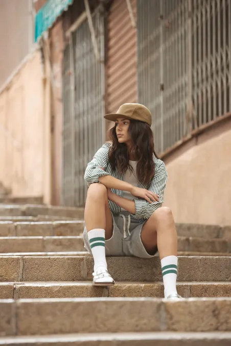 Casquette campeur d'extérieur en polaire recyclée