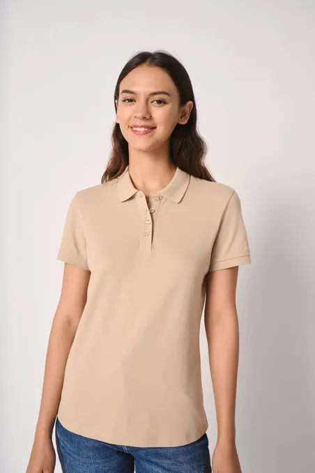 Polo piqué femme