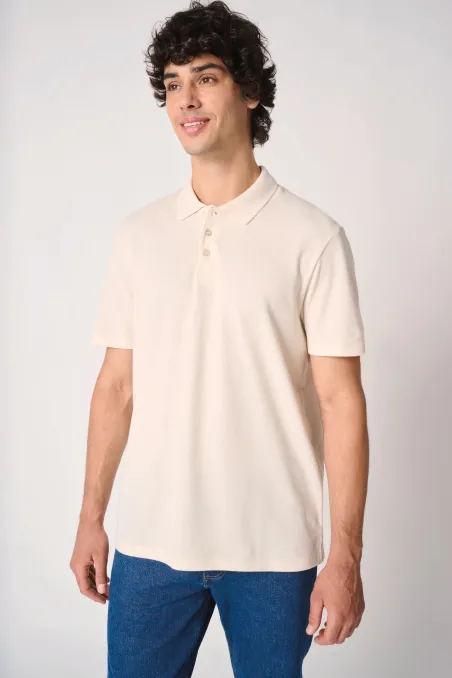 Polo piqué homme