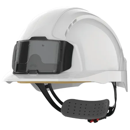 Casque de sécurité EVOLite® avec porte badge, ventilé, serrage crémaillère