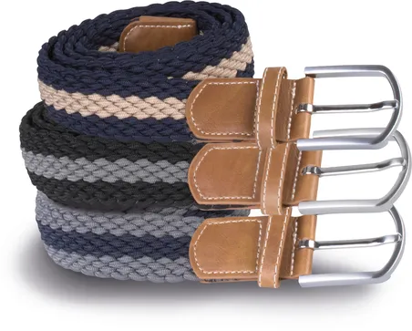 Ceinture tressée élastiquée