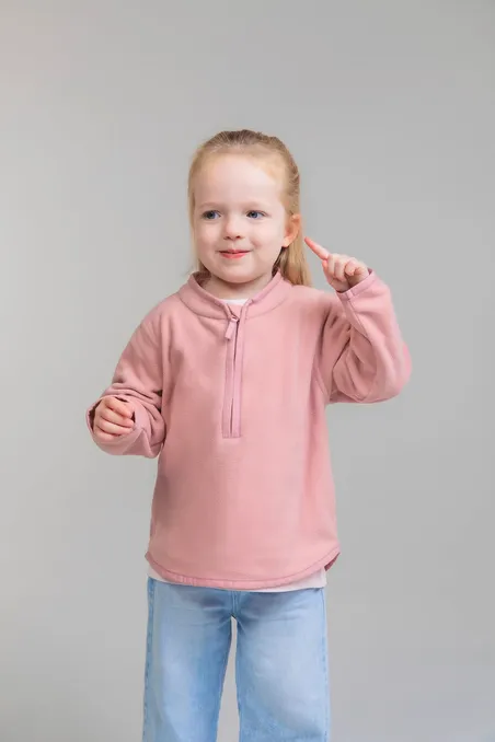 Polaire enfant 1/4 zip