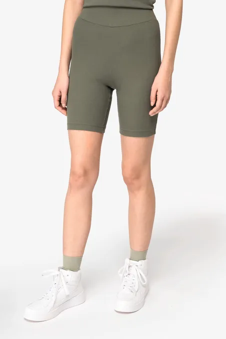 Short écoresponsable côtelé femme