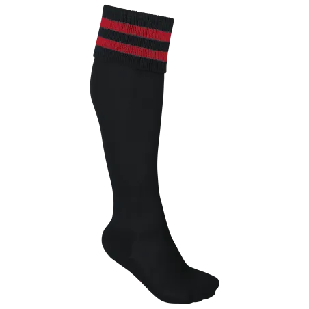 Chaussettes de sport rayées unisexe