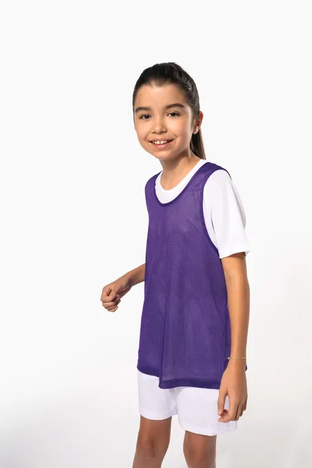 Chasuble en filet léger multisports enfant