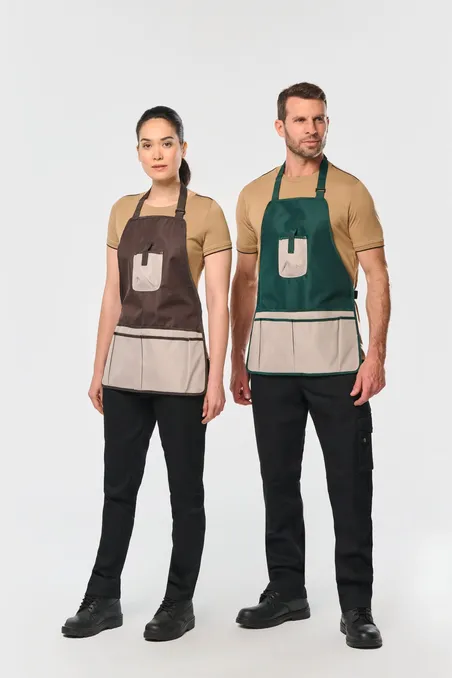 Tablier de jardinier imperméable écoresponsable unisexe